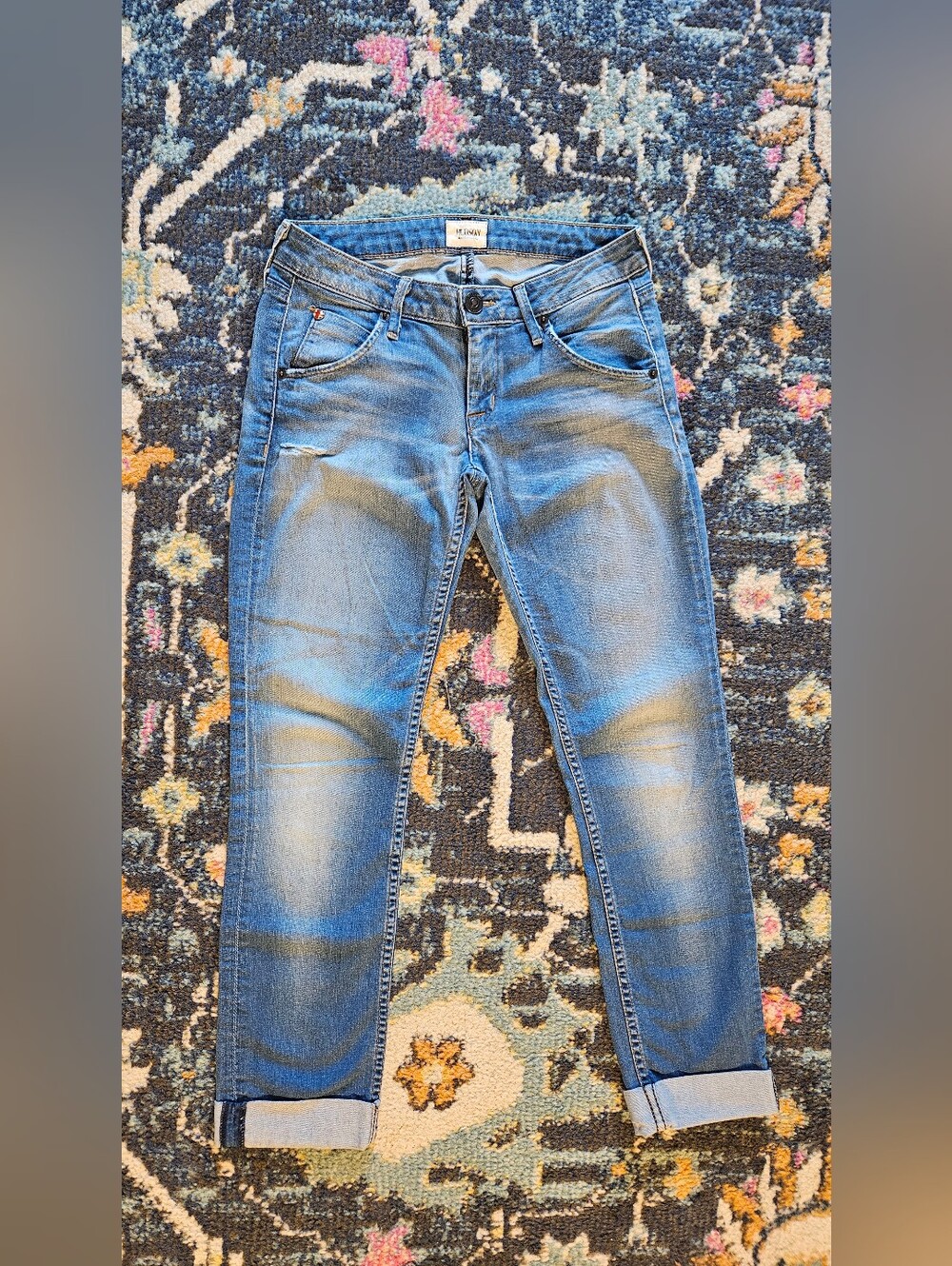 Hudson Jeans Women's Slim Straight Blue Size 24